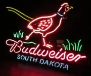 Pheasant South Dakota Beer Neon Light Sign 24"x20" Bar Decor Lamp Man Cave AL