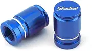 jininghaibo Compatible with Shadow VT 400 600 750 1100 1300 VT400 VT600 VT750 VLX600 Accessories Motorcycle Tire Air Valve Caps Wheel Stem Covers(Blue)