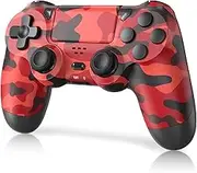 Hiyuky PS4 Controller Wireless for PS4/Slim/Pro/PC with 3.5mm Audio Jack/Dual Vibration/6-Axis Motion Control/Touch Pad