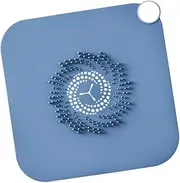 Floor Drain Mat Silicone Pad Ground Leakage Cover Anti-Blocking Shower/Bath Drain Seal Soft Easy to Cut