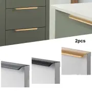 Simple Built In Cabinet Wardrobe Rounded Corners Anti Collision Black Cm