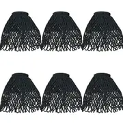 Pool Snooker Billiard Table Standard Empire Rail Pocket Nets Set of 6 BLACK