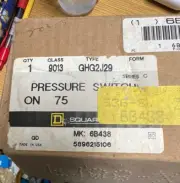 Square D 9013 GHG2J29 Pressure Switch