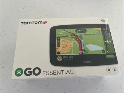 TomTom 6" Sat Nav - Go Essential Bluetooth EU Lifetime Maps New & Sealed