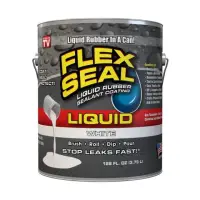 在飛比找momo購物網優惠-【FLEX SEAL】LIQUID萬用止漏膠 亮白色 1加侖