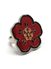 在飛比找Farfetch優惠-enamel-floral ring