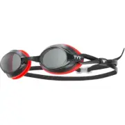 TYR Velocity Adult Fit Swim Goggles Swimming Low Profile Design Smoke Brand New