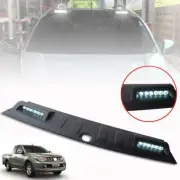 FOR 2015-2017 MITSUBISHI TRITON MQ L200 MATTE MATT BLACK ROOF SPOILER LED FRONT