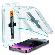 SPIGEN iPhone 14 Pro Max Screen Protector, 6.7 inch 2022 Genuine SPIGEN GLAS.tR EZ Fit (Sensor Protection) Tempered Glass 2PCS for Apple