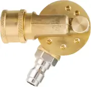 Gutter Cleaner Attachment for Pressure Washer – 240° Pivot Coupler, 1/4" Quick C