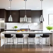 Bell Metal Pendant Light E27 in Silver Superlux Lighting - MS29020-BA