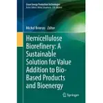 HEMICELLULOSE BIOREFINERY: A SUSTAINABLE SOLUTION FOR VALUE ADDITION TO BIO-BASED PRODUCTS AND BIOENERGY