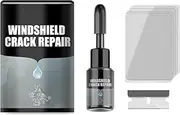 2025 Windscreen Crack Repair Kit - Car Windshield Crack Repair Fluid & Tools for Quick Fixes, Glass Repair Liquid for Chips and Cracks Bulls-Eye,Star-Shaped, Glass Scratch Remover (1)