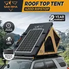San Hima kalbarri Lite Rooftop Tent Hardshell + Ladder & Rack + 250W Solar Panel