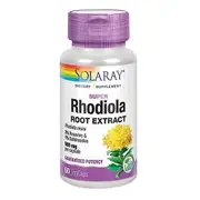 Solaray Super Rhodiola Extract,500 mg ,60 Caps (Pack of 1)