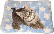 Calming Blanket for Cats - Kitten Blankets for Indoor Kittens,Dog Pillow for Dog Puppy Cat, Puppy Blankets for Indoor Cats and Dogs, Kitten Bed for Nervousness and Stress Catcoq