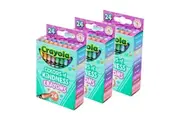 3x 24pc Crayola Colors Of Kindness Crayons Kids Child Drawing Colouring Set 3y+