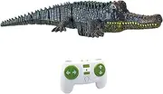 Children's Remote Control Crocodile Toy Boat, 2.4G Remote Control Boat, Real Remote Control Crocodile, for Swimming Pool Bathroom, Great Present, Remote Control Boat Toy, Educational Toys