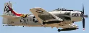 A-1 Skyraider Douglas A1 Airplane Wood Model Free Shipping Big New