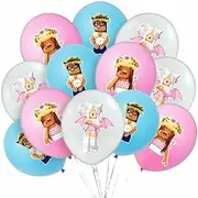 12pcs Female Pink Roblox Latex Balloons Set Party Decorations Favours UK