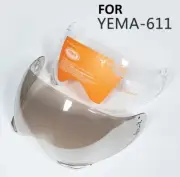 Motorcycle Helmet Visor Lens For Yema YEMA-611 YM-611 Helmet Anti-Uv Face Shield