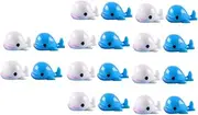 Kisangel Sturdy Resin Micro Landscape Ornaments 20pcs Sea Animal Decorations for Garden and Home