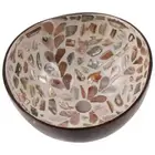 2 Pcs Coconut Shell Key Bowl 5.5 Inches Handcrafted Decoration Home