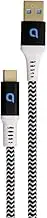Bionik Lynx Charge and Sync Reinforced with Kevlar Cable For PlayStation 5, White, 3 Metre Length