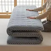 Japanese Futon Mattress Single Double Foldable Roll Up Tatami Sleeping Mat 5cm Thick Floor Mattress LLCDZR(Style5,Twin/90x200cm)