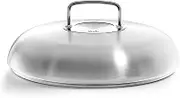 Fissler Profi Collection 084-388-24-200/0 High-Capacity Lid Round (24 cm) for Pots, Pans and Serving Pans Induction Silver