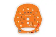 Porsche 718 Cayman GT4 RS PDK 10000 RPM Cluster Gauge Face Tachometer - Orange