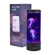 LED Floating Jellyfish Lamp Round Aquarium Mood Lamp w/ 5 Color Changing Lights