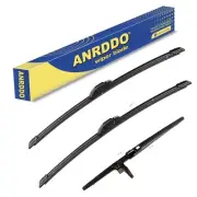 Toyota 4Runner Wiper Blades Set 22" 20" 12" 2003-2009 Replacement 3-Pack