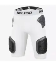 Nike Pro kids Shorts Small Black White football Padded Compression AO6243-100,