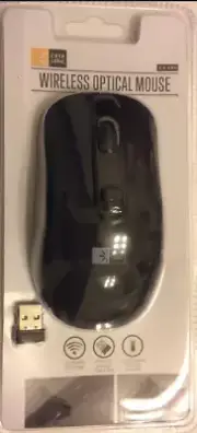 Case Logic,Wireless Optical Mouse, Black, 2.4 Ghz, Nano-USB Rcvr, 2AAA Included