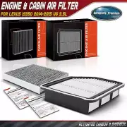 Engine & Activated Carbon Cabin Air Filter for Lexus IS350 2014-2015 V6 3.5L (for: Lexus)