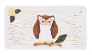 ER22809 Woodsy Owl Rectangular Plate Kitchen Home Forest Nature Hoot Appetizer