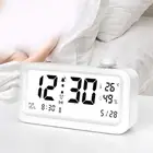 Light-Sensitive Clock Humidity Temperature Monitor Multiple Display Features