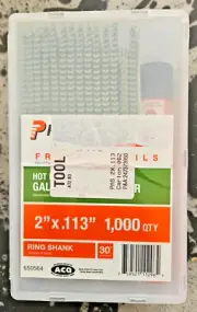 Paslode Framing Nails and Fuel Pack 2" x .113 Gauge HDG 1,000 Cnt
