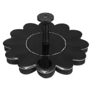 As50A1 Solar Panel Fountain Pump Kit 1.4W 5V Pool Pond Watering Submersible Petals