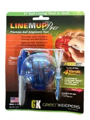 NEW GreenKeepers Line M Up Pro with Free 4 More Yards Golf Tee & Sharpie ~ Blue