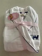 Peter Alexander Ladies Towelling Dressing Gown Cream ( White) Small XMAS GIFT!