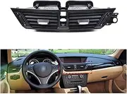 LHD RHD Car Front Dashboard Air Conditioner AC Vent Grille Outlet Complete Assembly Compatible for BMW X1 E84 2010 2011 2012 2013 2014 2015(LHD Middle)