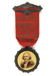 1905 Thomas Jefferson Harrisburg Democratic State Convention 4.5" Ribbon