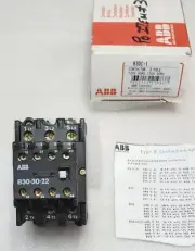 ABB B30C-1 Type B Contactor 3Ph 45A 600VAC Max 110-120V Coil 50/60Hz