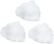 Generic 3 Doll Stuffed Cotton Wicker Laundry Basket Stuffing for Stuffed Cotton for Stuffed Animal Beanbag Filling Balls Bean Bags Throwing Blanket Basket Beads White Pp Cotton