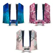 OFFICIAL LEBENSART ART MIX VINYL SKIN FOR PS5 SLIM DIGITAL CONSOLE & CONTROLLER