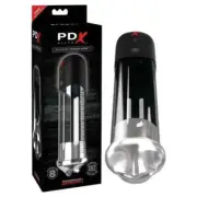 PDX Elite Blowjob Power Pump - Powered Penis Pump with Mouth Stroker Sleeve