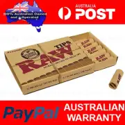RAW Pre-Rolled Filter Tips Smoking Tray Natural Joint Rollie Paper Butt Rolling