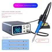 200W Intelligent Soldering Station Electric Soldering Iron Handle Welding Tip